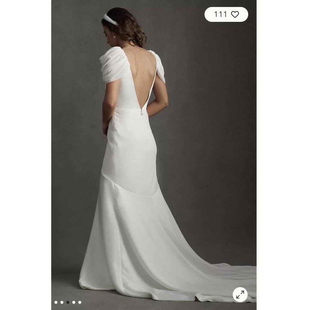 Anthropologie Savannah Miller Belle Wedding Dress Size 12 NWT - Picture 3 of 5